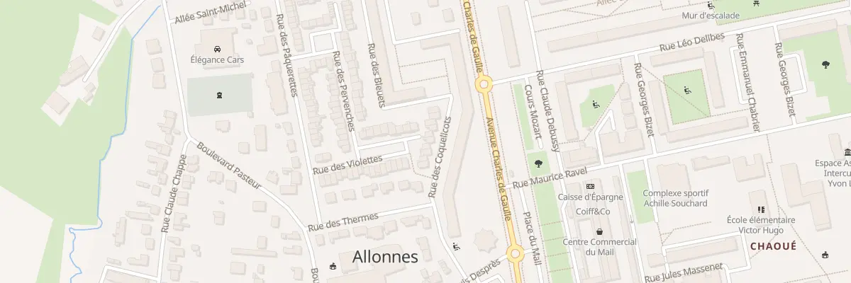 Plan du 32 Rue des Coquelicots à Allonnes