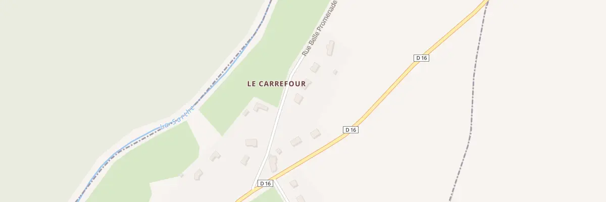 Plan du 5046 Le Carrefour à Chenay