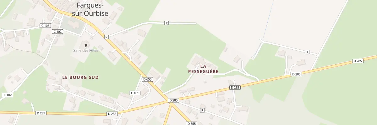 Plan du 641 Av des Platanes à Fargues-sur-Ourbise
