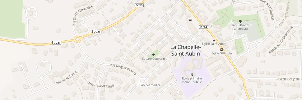 Plan du 9 Rue François Couperin à La Chapelle-Saint-Aubin