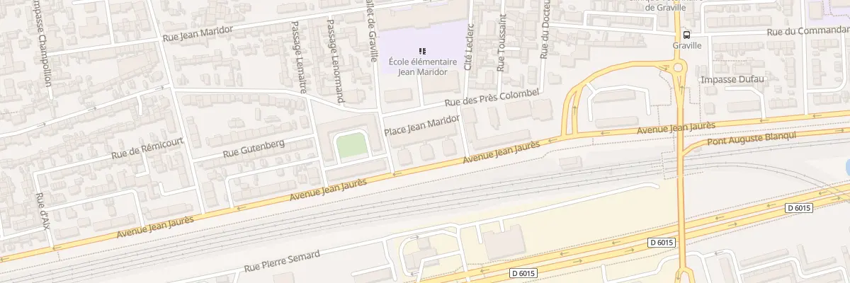 Plan du 6 Pl Jean Maridor au Havre