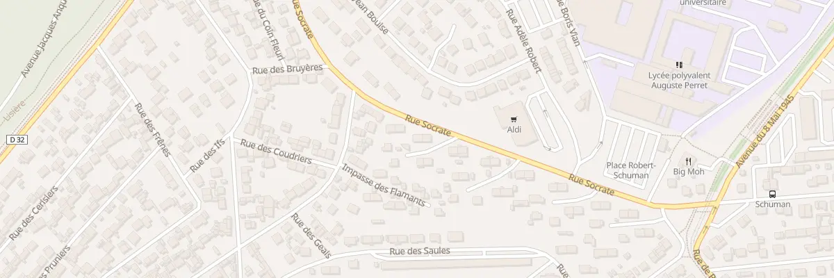 Plan du 57 Rue Socrate au Havre