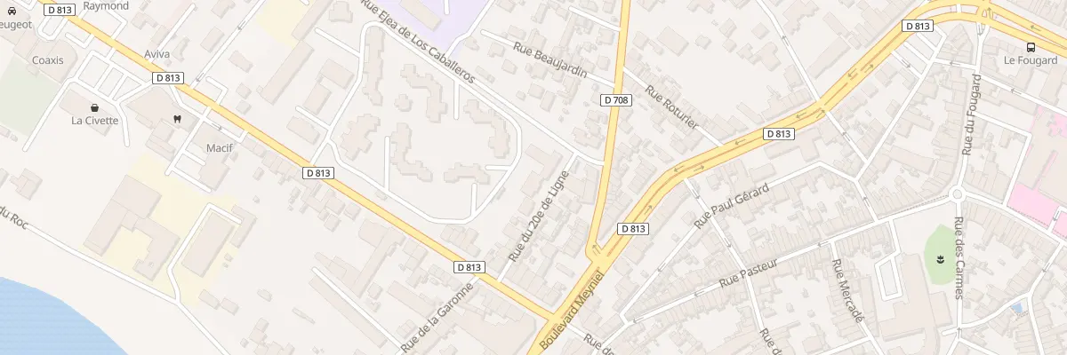 Plan du 13 Rue du Vingtieme de Ligne à Marmande
