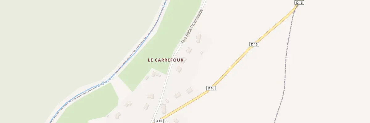 Plan du 5047 Le Carrefour à Chenay