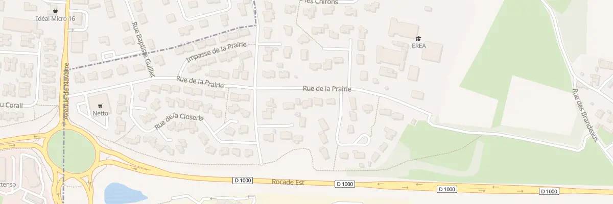 Plan du 27 Rue de la Prairie à Puymoyen