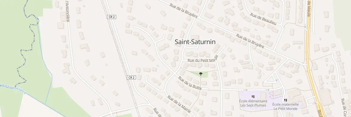 Plan du 41 Rue de la Mairie à Saint-Saturnin