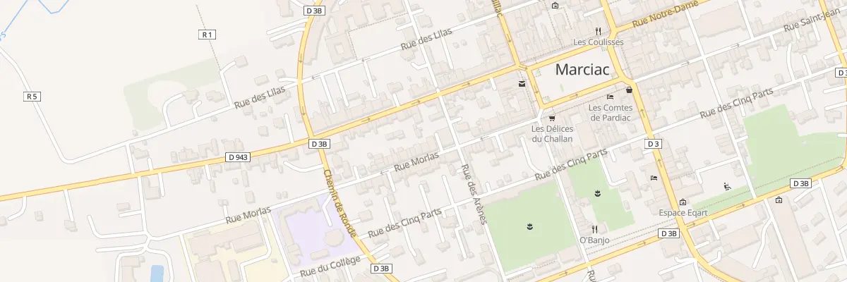 Plan du 16 Rue Morlas à Marciac