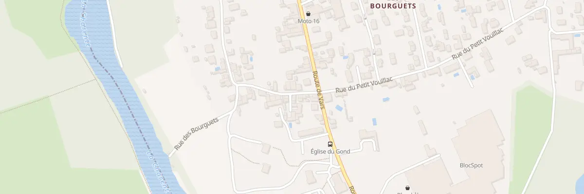 Plan du 6 Rue des Bourguets à Gond-Pontouvre