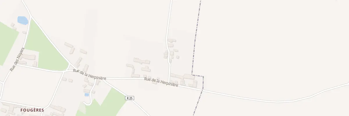 Plan du 3 Imp des Platanes à Savigny-en-Véron