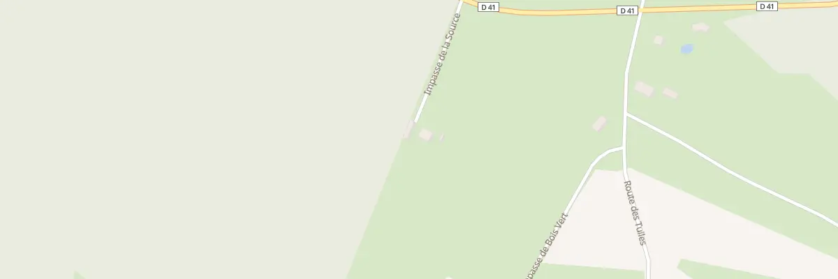 Plan du 1001 Bois Vert à Servanches