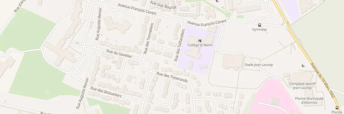 Plan du 5 Rue du Taillandier à Allonnes