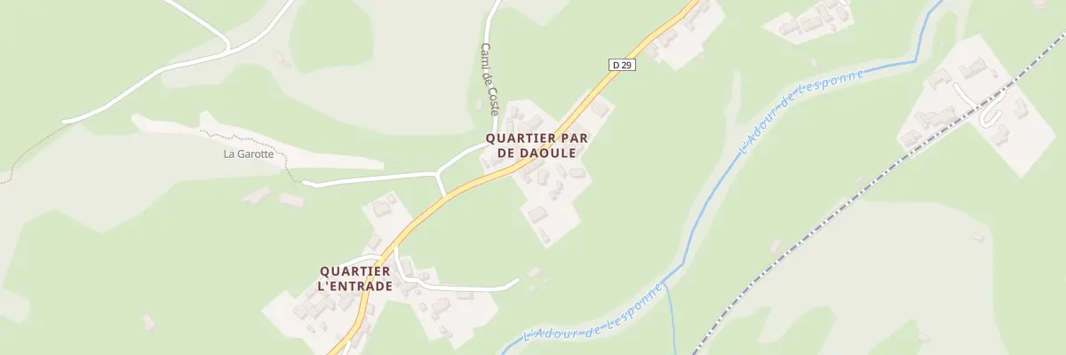 Plan du 127 Par dé Daoulé à Beaudéan