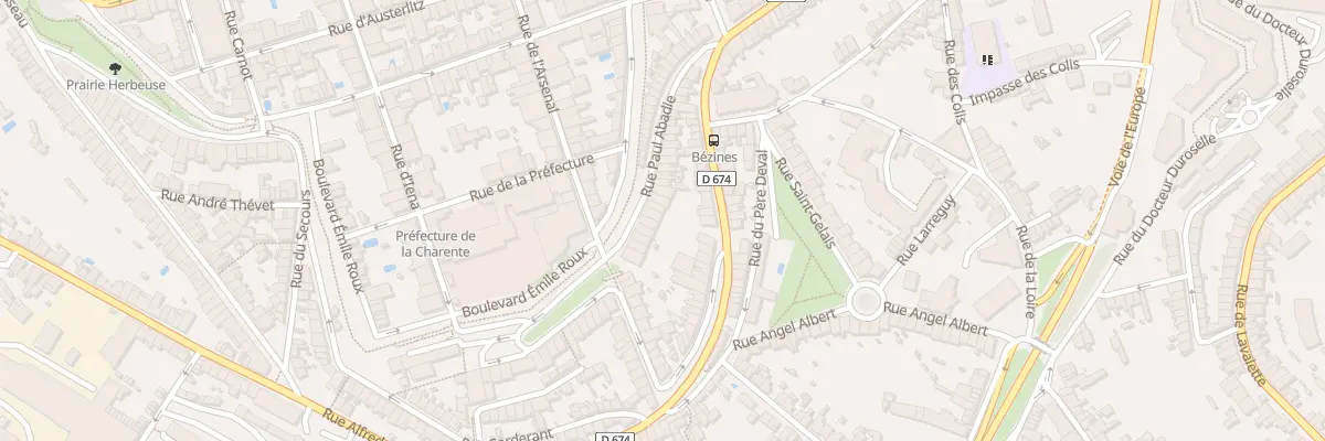 Plan du 39 Rue Paul Abadie à Angoulême