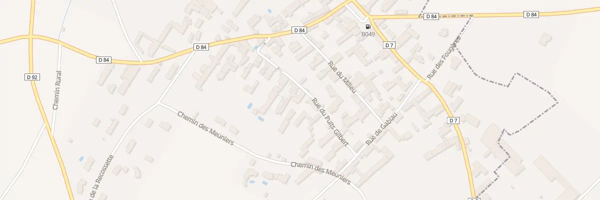 Plan du 14 Rue du Puits Gilbert à Champigny en Rochereau