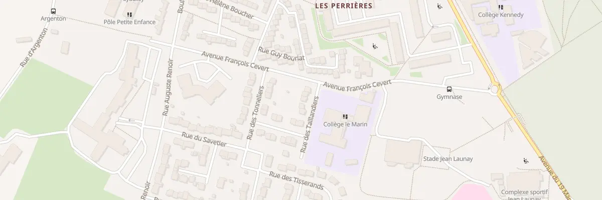 Plan du 6 Rue du Taillandier à Allonnes
