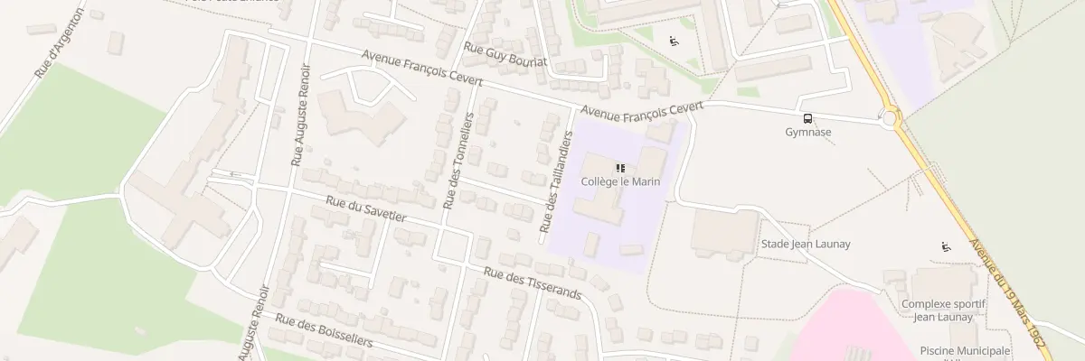 Plan du 12 Rue du Taillandier à Allonnes