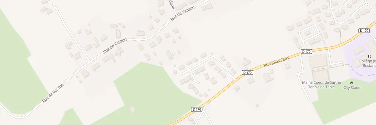Plan du 12 Rue des Acacias à Sainte-Jamme-sur-Sarthe
