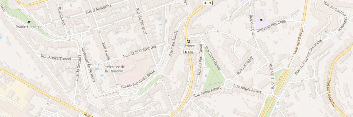 Plan du 35 Rue Paul Abadie à Angoulême