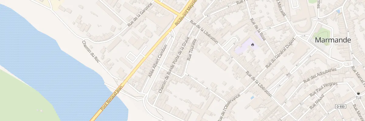 Plan du 39 Rue Touratte à Marmande