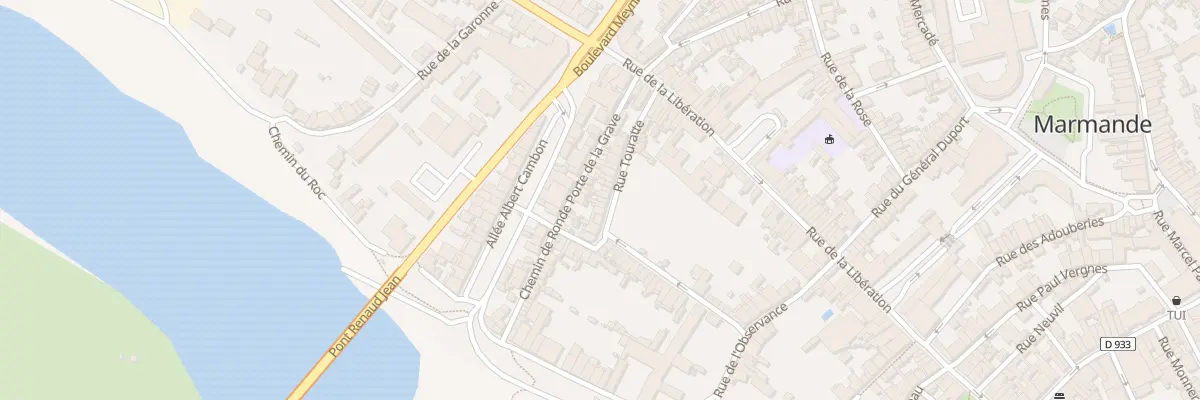 Plan du 37 Rue Touratte à Marmande