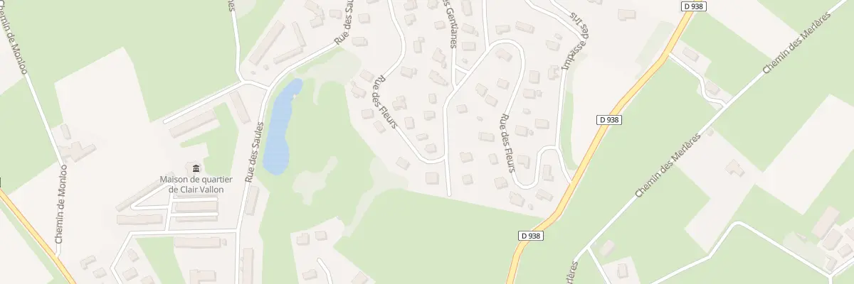 Plan du 23 Rue des Fleurs à Bagnères-de-Bigorre