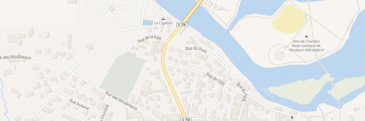 Plan du 4 Rue du Colonel Raynal à Montpon-Ménestérol