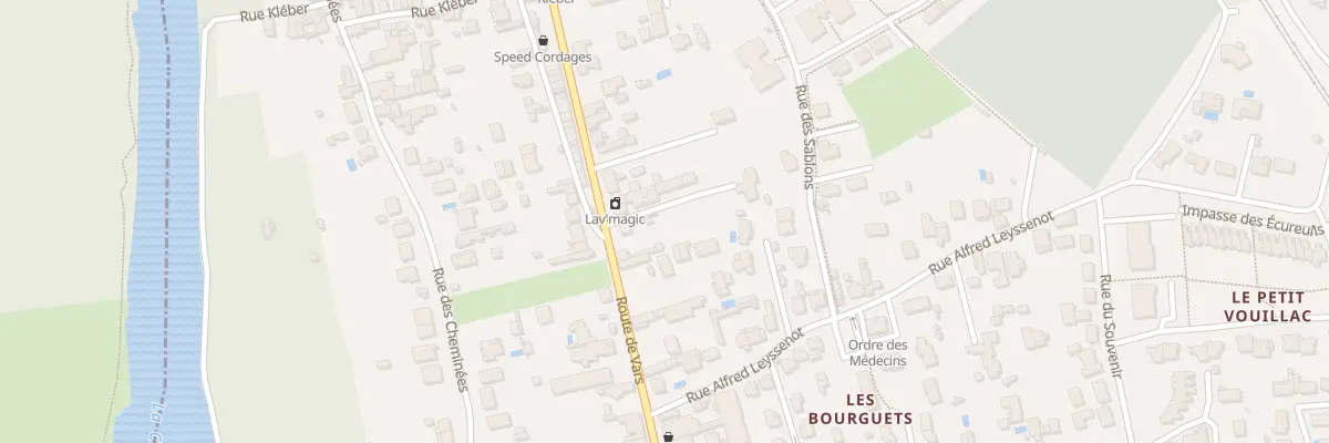 Plan du 206 Rte de Vars à Gond-Pontouvre