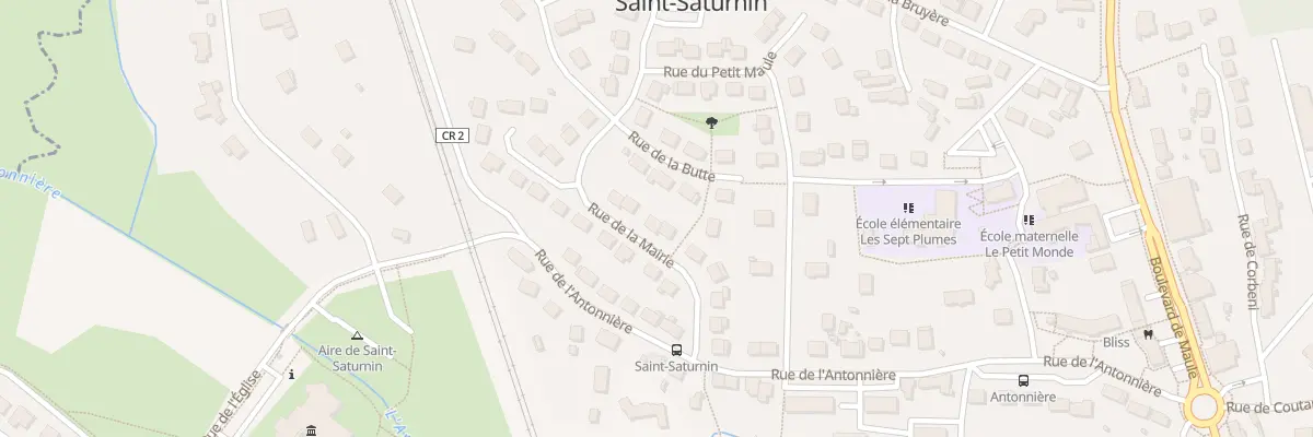Plan du 14 Rue de la Mairie à Saint-Saturnin