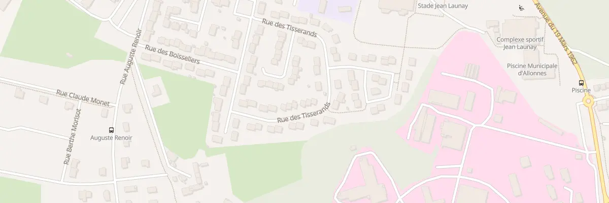 Plan du 29 Rue des Tisserands à Allonnes