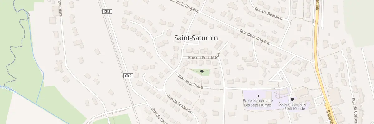 Plan du 24 Rue de la Mairie à Saint-Saturnin