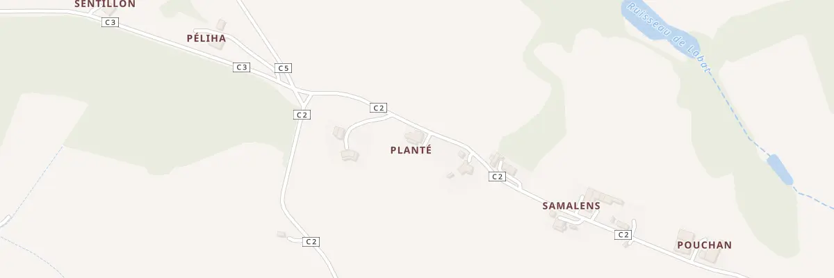 Plan du 5032 Montegut à Saint-Pierre-d’Aubézies
