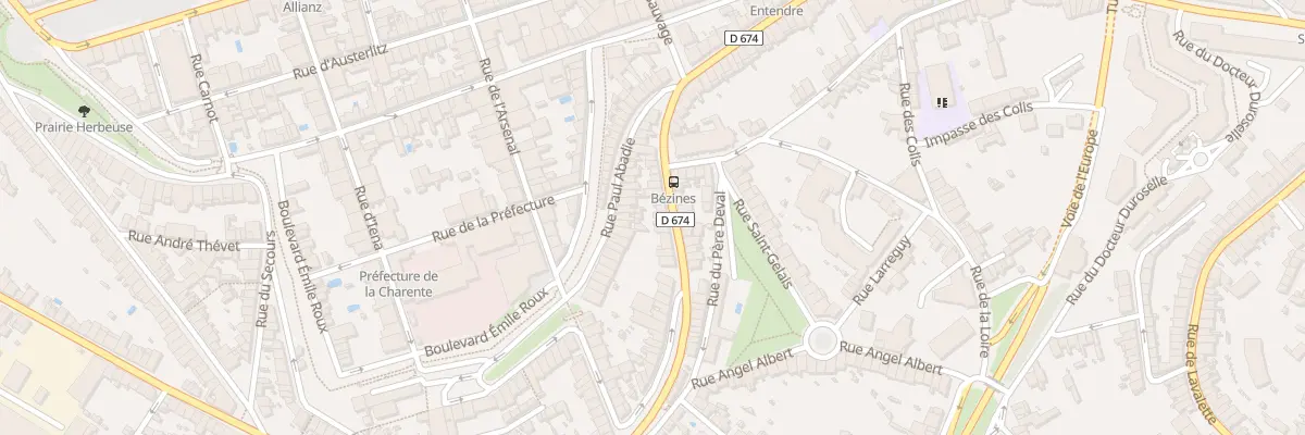 Plan du 51 Rue de Montmoreau à Angoulême