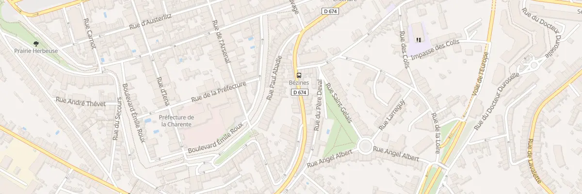 Plan du 55 Rue de Montmoreau à Angoulême