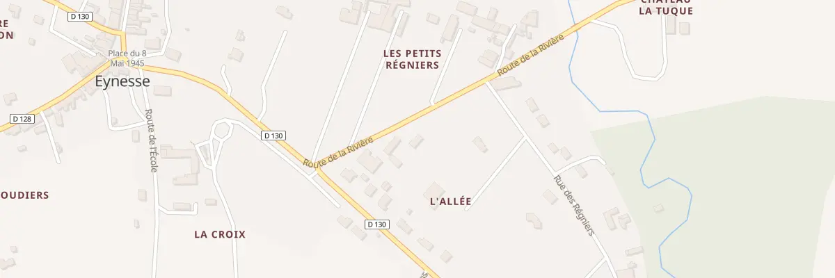 Plan du 270 L’Allee à Eynesse