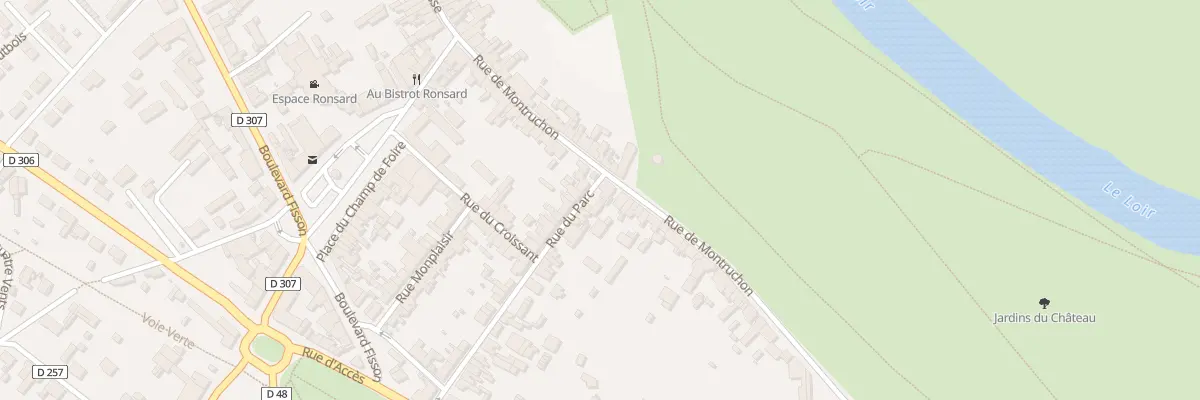 Plan du 34 Rue du Montruchon au Lude