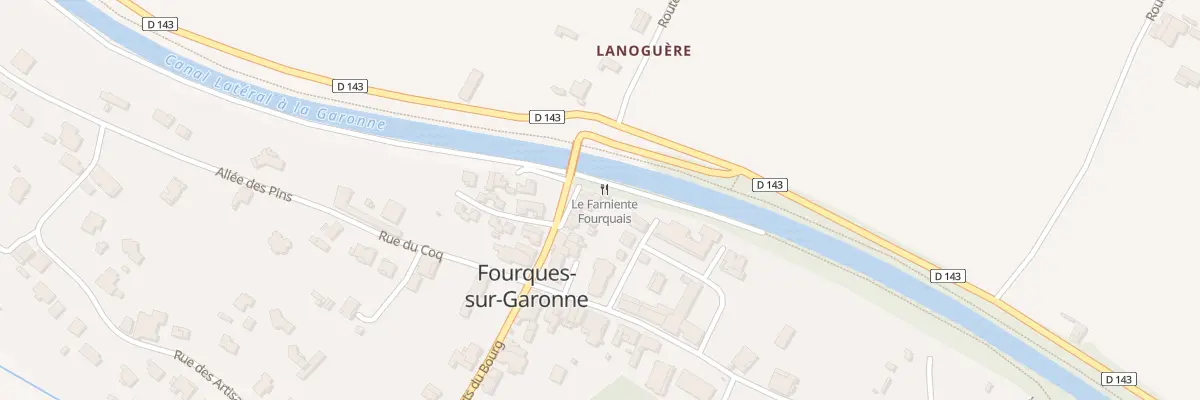 Plan du 86 Rue du Pont du Village à Fourques-sur-Garonne