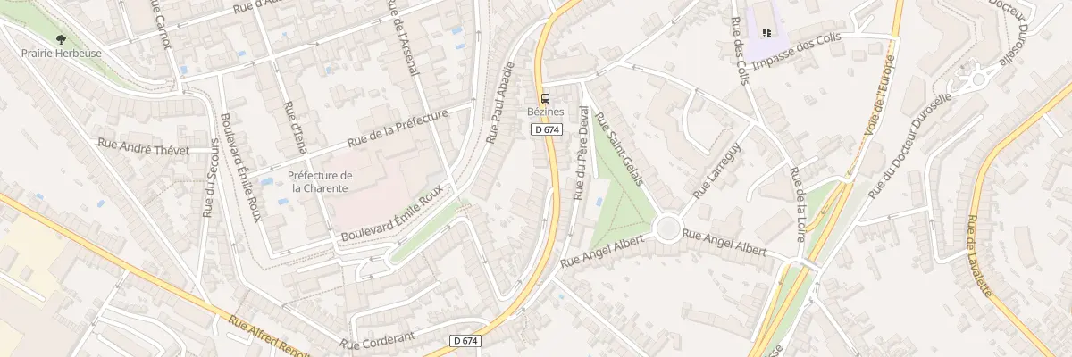 Plan du 61B Rue de Montmoreau à Angoulême