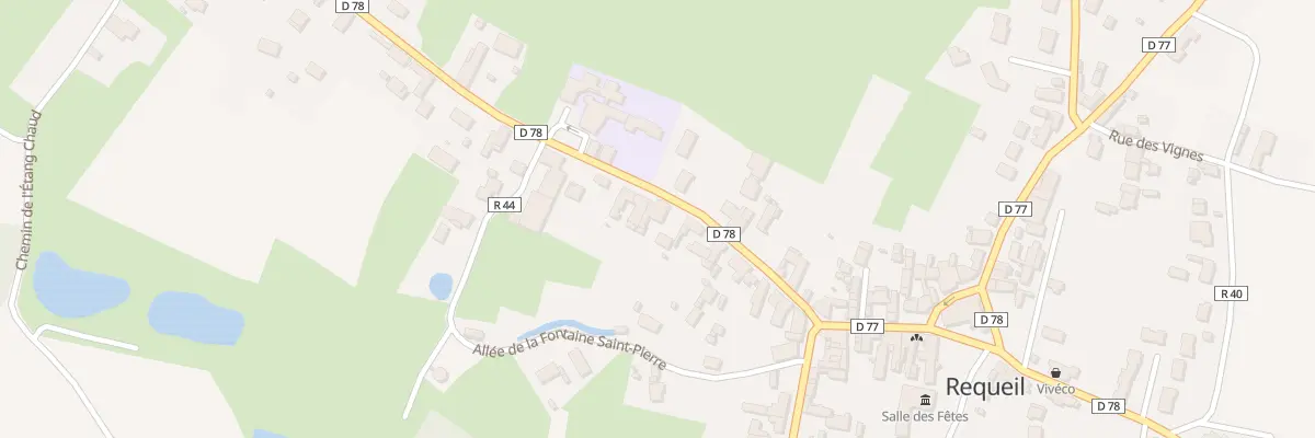 Plan du 16 Rue Jules Ferry à Requeil