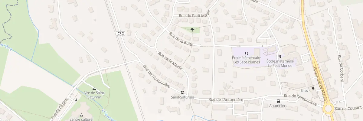 Plan du 12 Rue de la Mairie à Saint-Saturnin