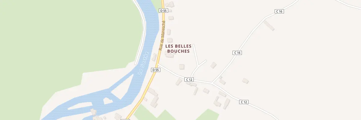 Plan du 5357 Les Belles Bouches à Vivoin