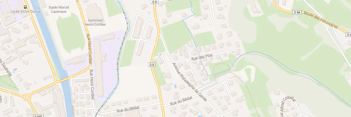 Plan du 1 Rue des Pins à Gerde