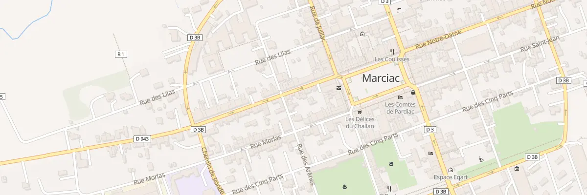 Plan du 13 Rue Saint-Pierre à Marciac