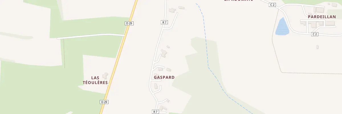 Plan du 5087 A Gaspard à Cazeneuve