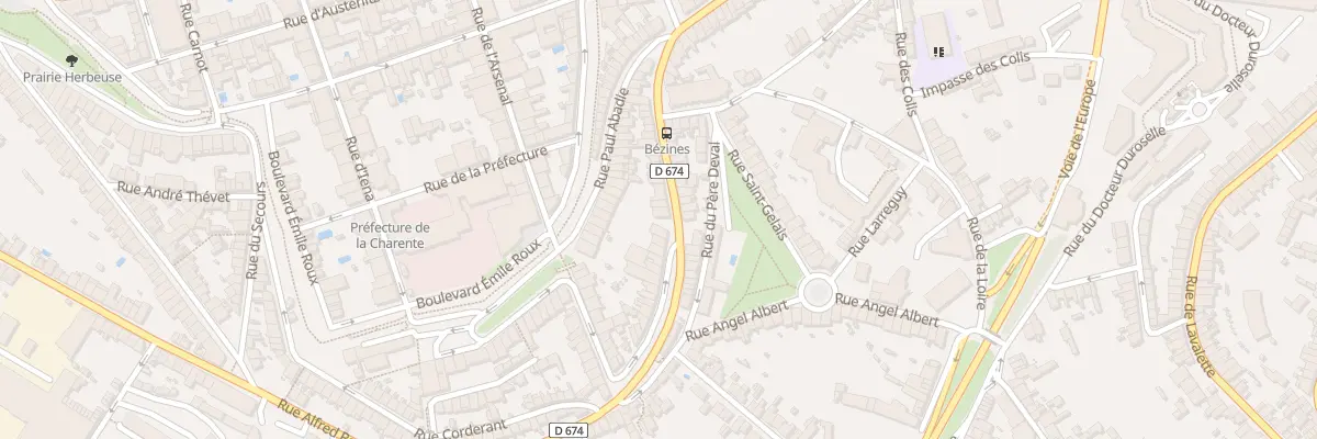 Plan du 61 Rue de Montmoreau à Angoulême