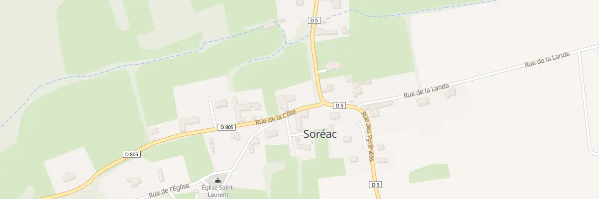 Plan du 5007 La Cavette à Soréac