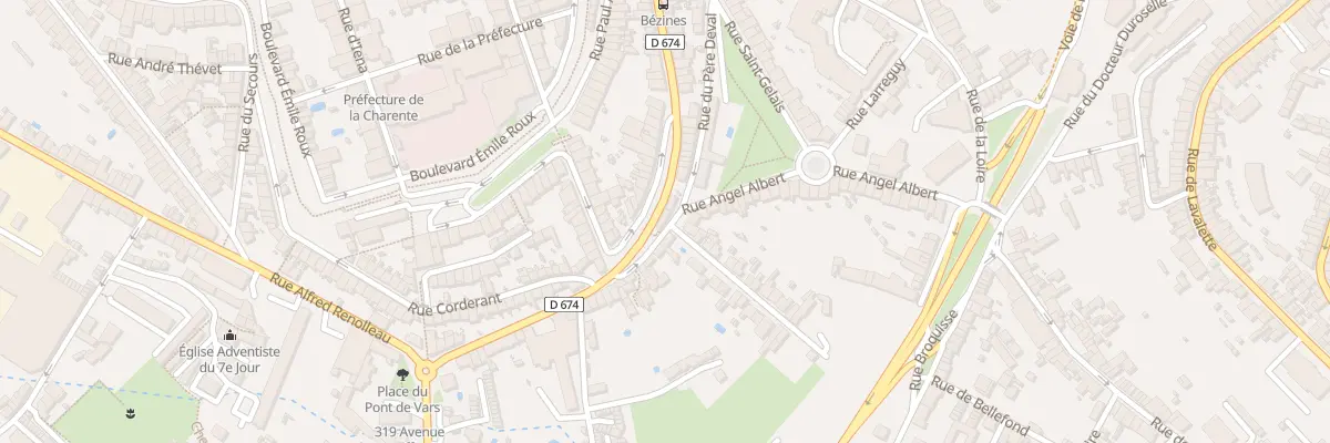 Plan du 148 Rue de Montmoreau à Angoulême