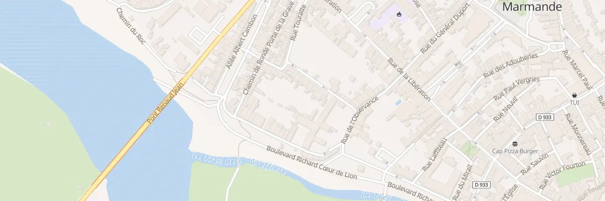 Plan du 9 Rue Touratte à Marmande