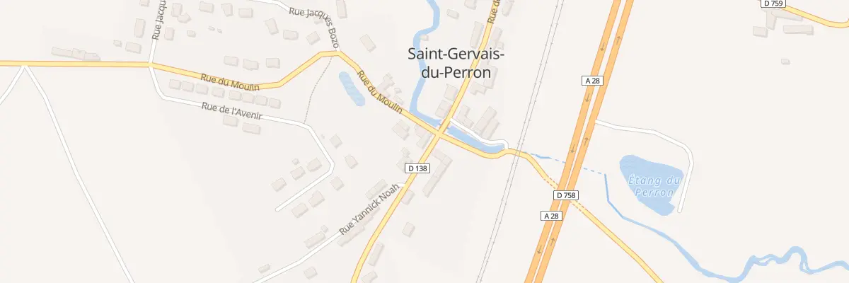 Plan du 5 Rue de la Liberation 12aout44 à Saint-Gervais-du-Perron