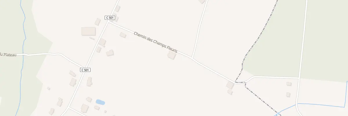 Plan du 224 Che des Champs Fleuris à Sainte-Marthe