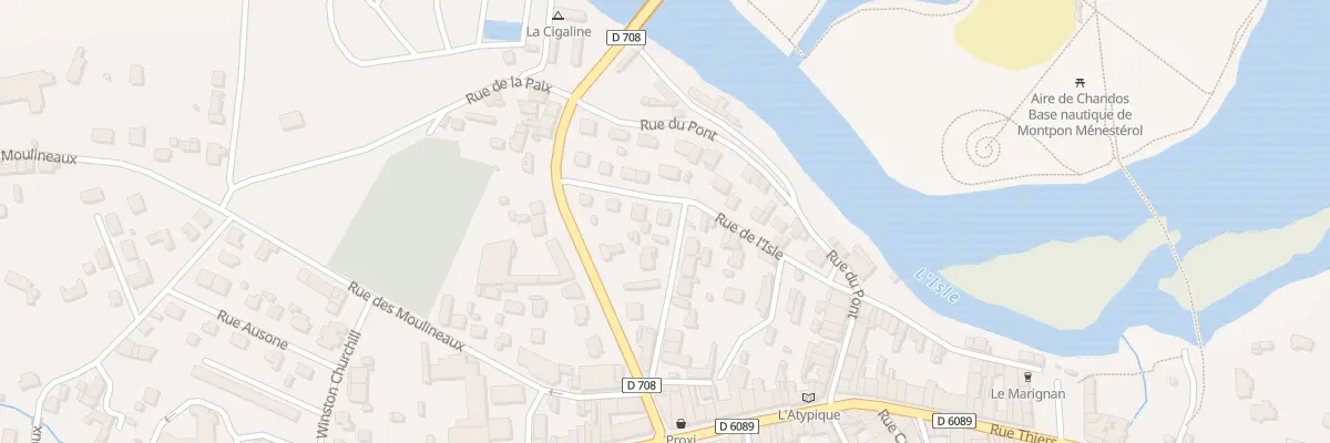 Plan du 10 Rue de l’Isle à Montpon-Ménestérol